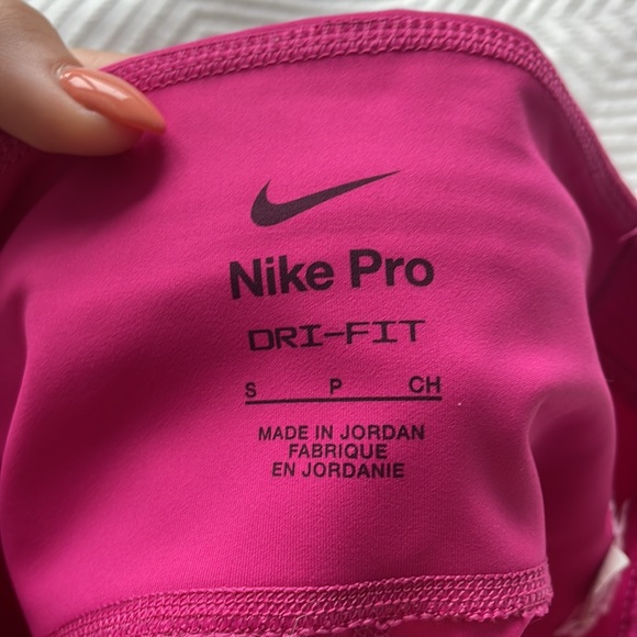 Pink Nike Pro Shorts - Picture 3 of 3